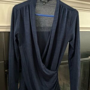 41 Hawthorn Navy Lightweight Knit Top